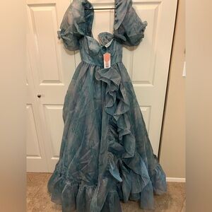NEW Selkie Monet Water Lilies Rose Bloom Gown